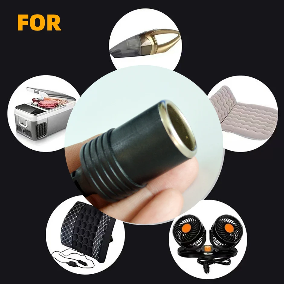 5V To 12V Converter Cable Extender USB or Type C Chargers To Cigarette Lighter Socket Power Adapter Electronics Car Accessories view 4