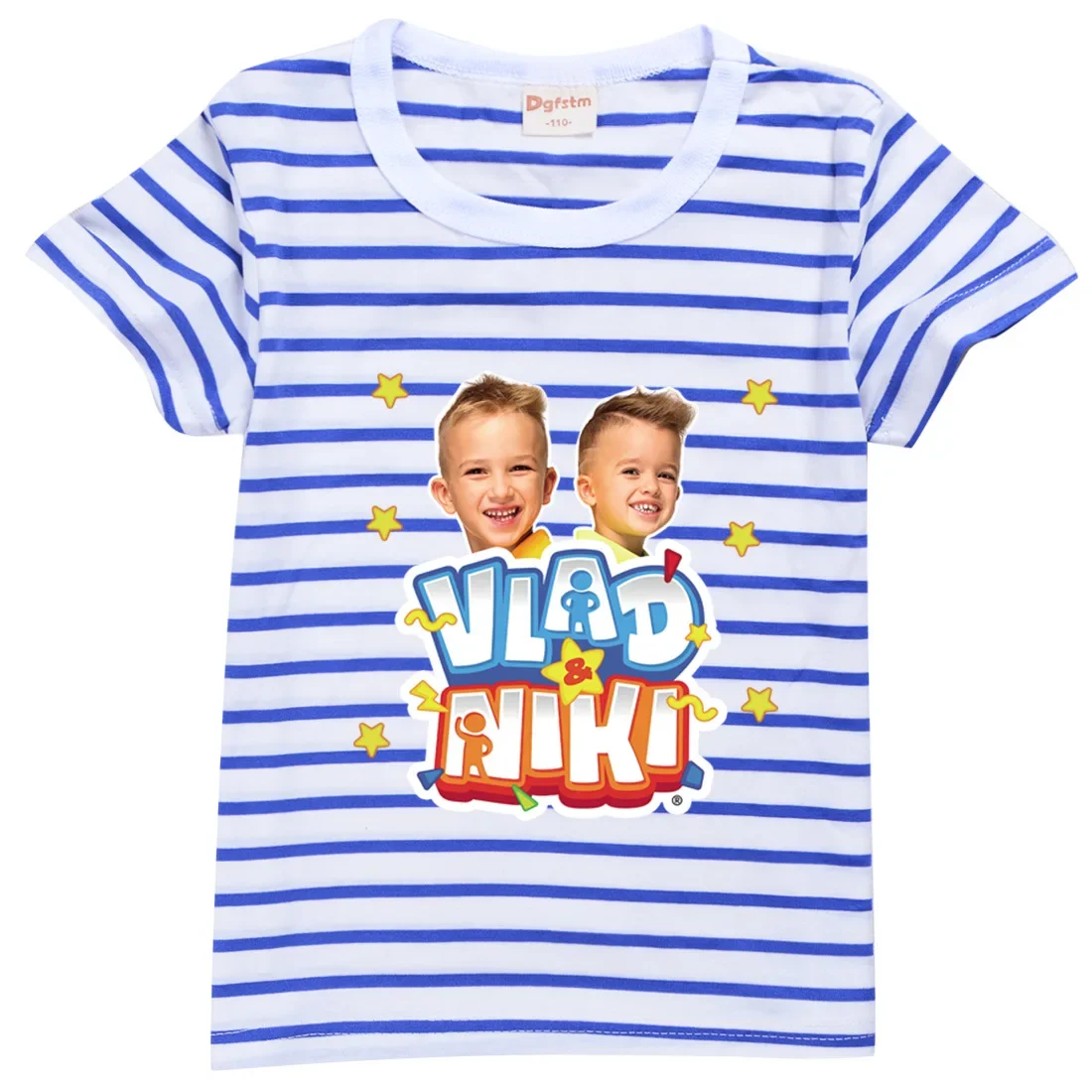 Camisetas con estampado 3d Kawaii vlad niki para bebés, ropa de manga corta de dibujos animados, Tops informales que combinan con todo, 2 a 16 años, novedad de verano