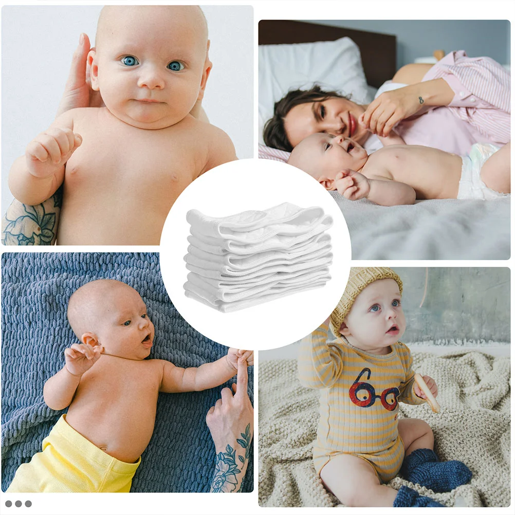 6 Pcs Newborn Umbilical Cord Child Abdominal Binder Reusable Belts Belly Protective Bands Hernia