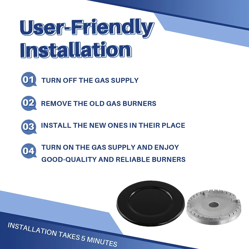 4 قطعة استبدال موقد غاز محمول الموقد-السطح الموقد رئيس الملحقات موقد المدى موقد غاز موقد غاز موقد غاز