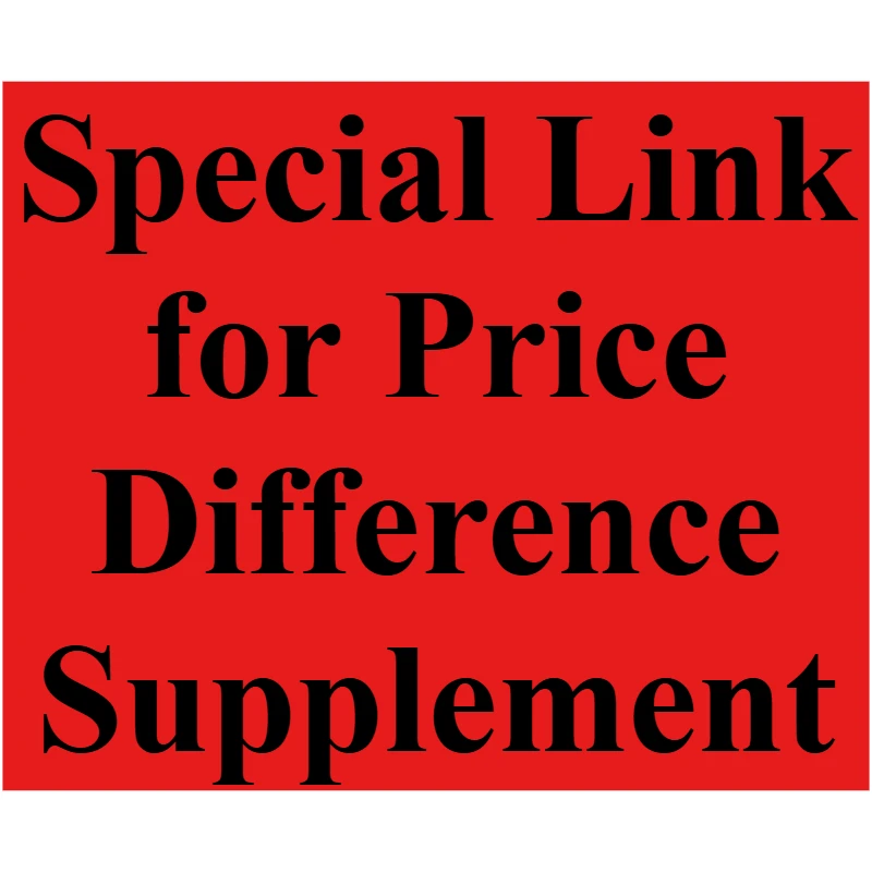 Additional payment link without real product order price difference.