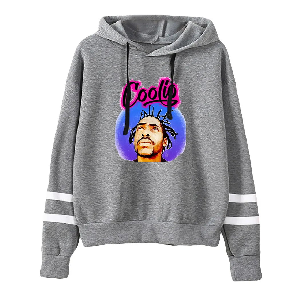 Rip Coolio-Sudadera con capucha para hombre y mujer, ropa de descanso con mangas paralelas, sin bolsillo, Rapper, Unisex