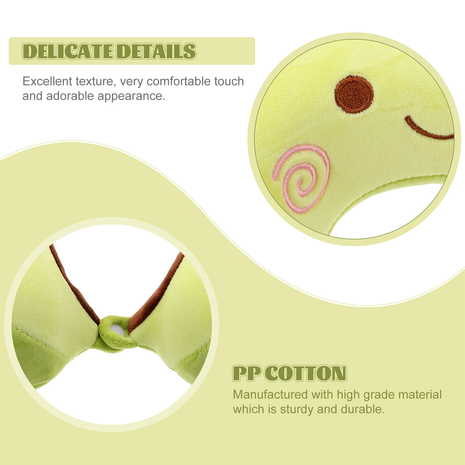 

U Shaped Travel Neck Pillow Kids Lovely Support Headrest Cushion Memory Foam Children Sleeping Portable Adjustable Strap Soft