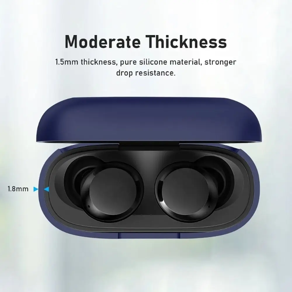 Silicone Earphone Case Anti-fingerprint Dustproof Wireless Earphone Accessories Shockproof Compact for Anker Soundcore A20i