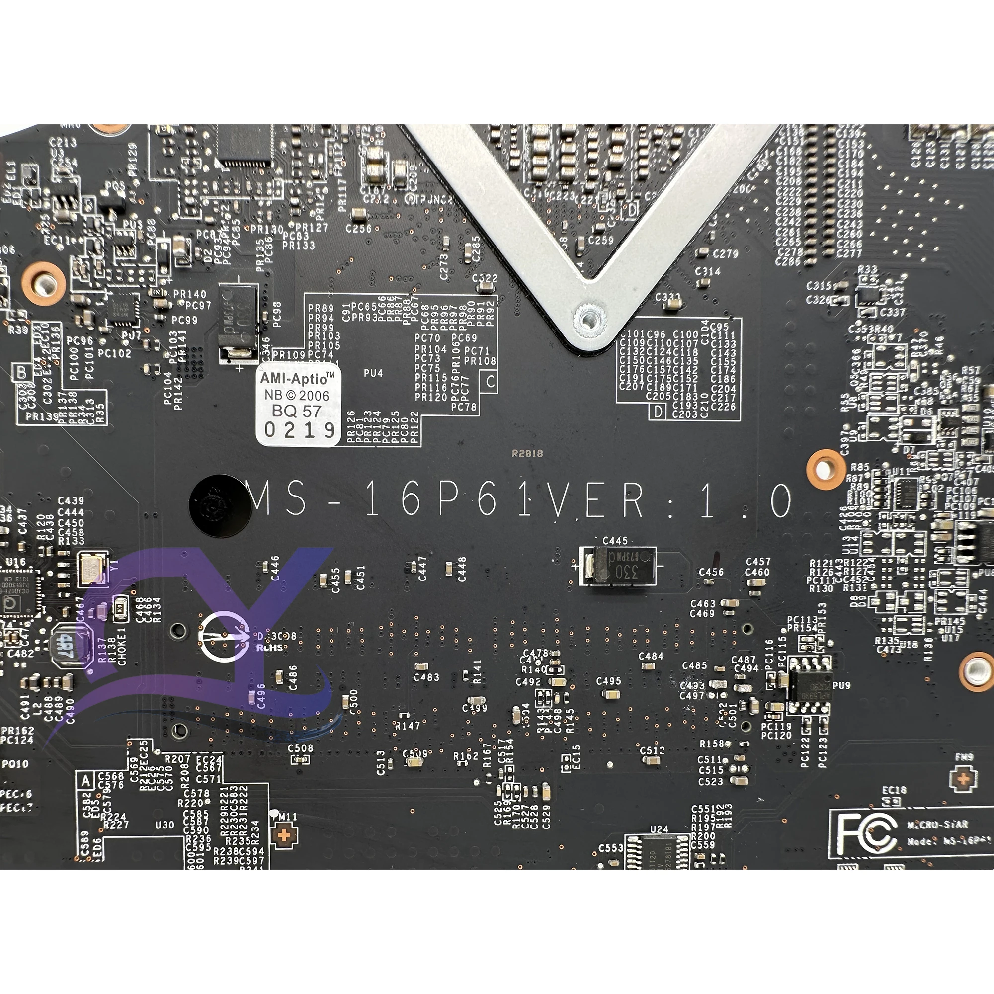 Imagem -06 - Placa-mãe do Portátil para Msi Ms16p61 Gl63 8rd Gl73 We63 8js Ms-16p6 I58300h I79750h Gtx1050 1050 ti P1000 100 Testado