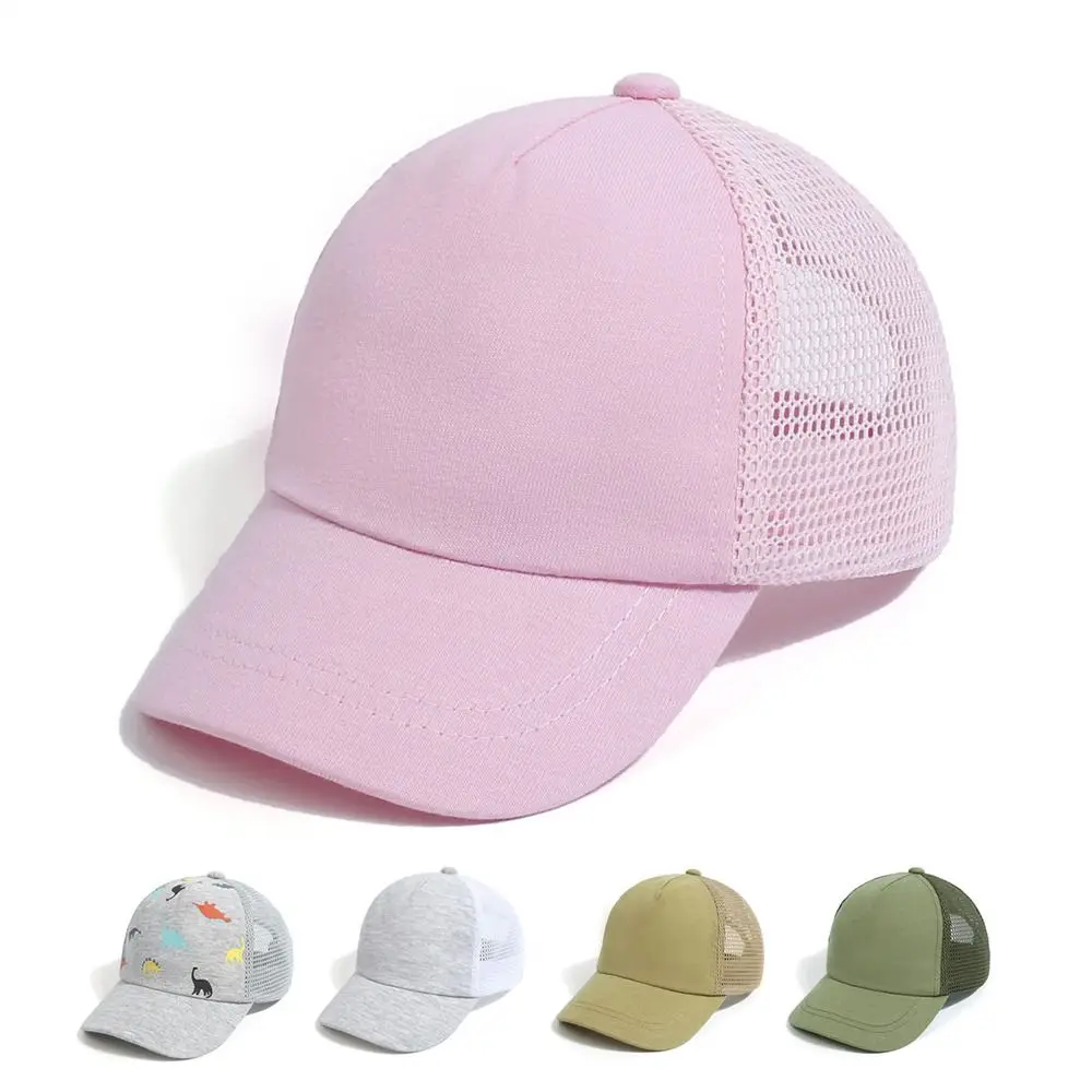 Dinosaur Impresso Toddler Baseball Hat, Kids Sun Hat, Idade ajustável 0-5Y Secagem Rápida, Meninos e meninas