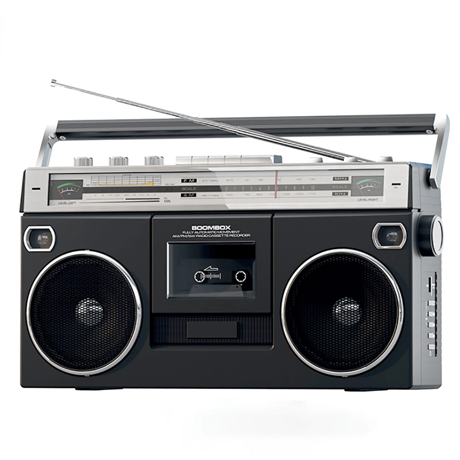 Classic Tape Player Tape Recorder Old-fashioned Nostalgic 80s Retro Stereo Cassette Recorder Radio For Listening