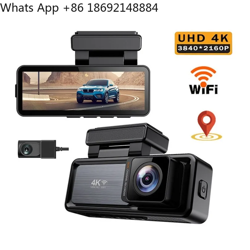 

Spot 4K Ultra Dash Cam Dual Lens 3.2 'Car Road Camera WiFi