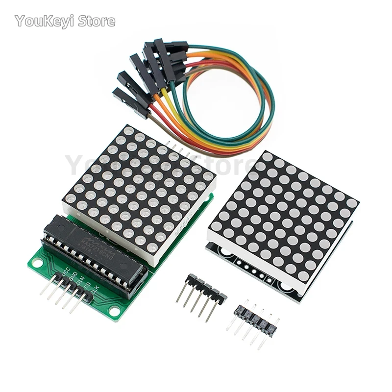 MAX7219 8*8 Dot Matrix Modul Rot Licht Mikrocontroller Modul Display Modul MCU LED Display Control Modul Für Arduino 5V