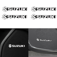 2/4pcs Car Audio Decorate 3D Aluminum Badge Emblem Sticker For Suzuki DZire IGNIS Alto Spacia Jimmy Grand Vitara SX4 Jimny Swift