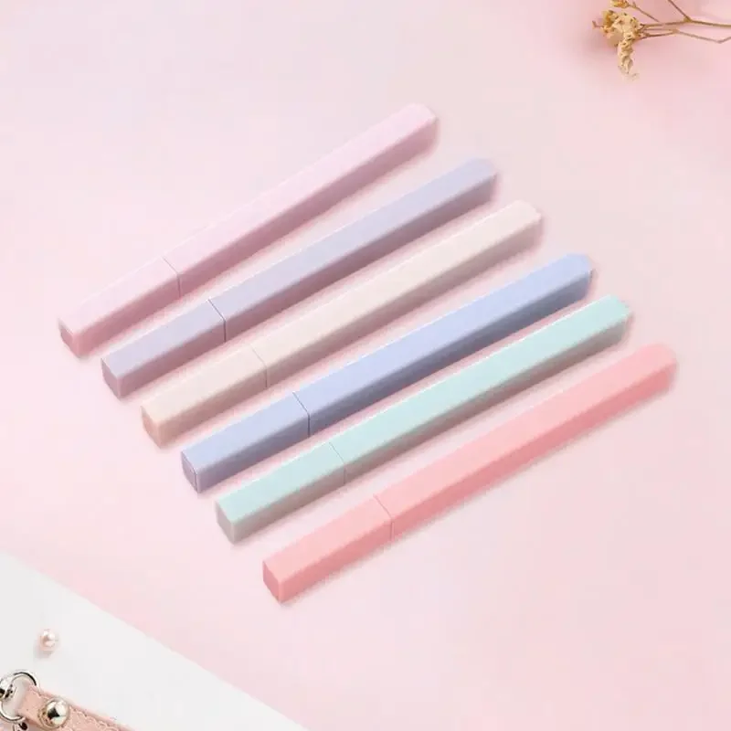 Resaltadores Pastel, bolígrafo artístico para dibujar Graffiti, bolígrafo fluorescente colorido, papelería para estudiantes, suministros escolares y de oficina