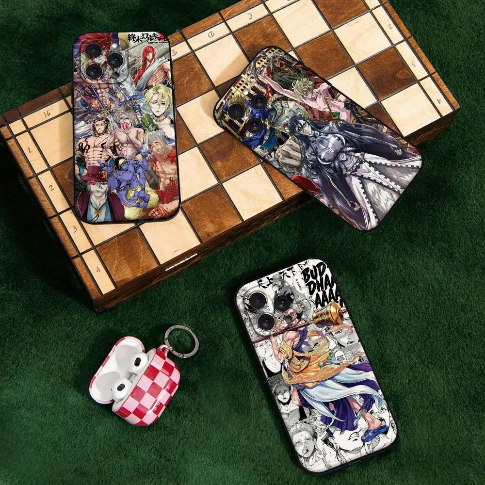 سجل Ragnarok جراب هاتف جراب هاتف آيفون 17 16 15 14 13 12 11 X XR XS Plus Pro Max غطاء أسود ناعم صغير #2