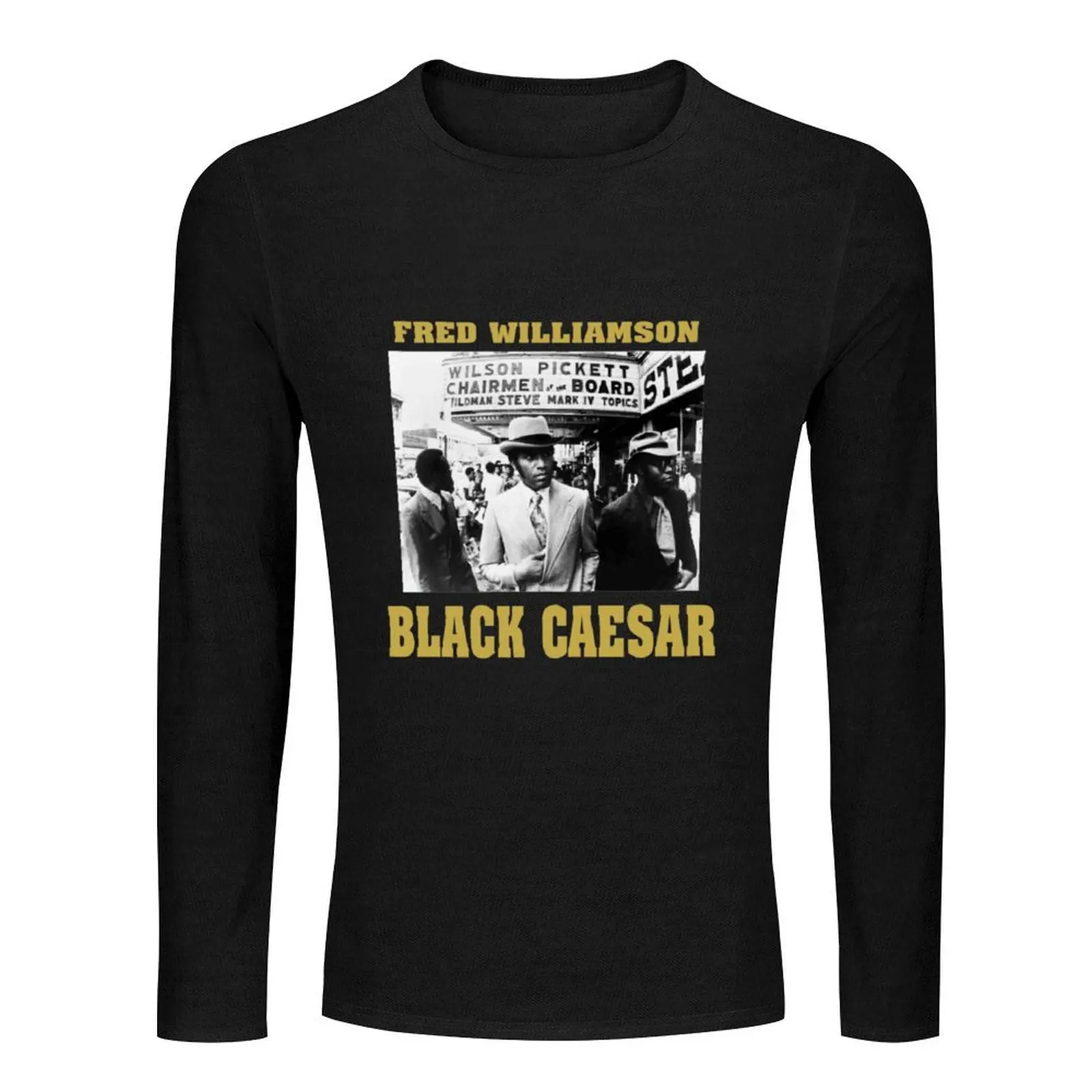 Black Caesar Long T-Shirt plus size t shirts Oversized t-shirt quick-drying t-shirt graphic t shirt oversized t shirts for men