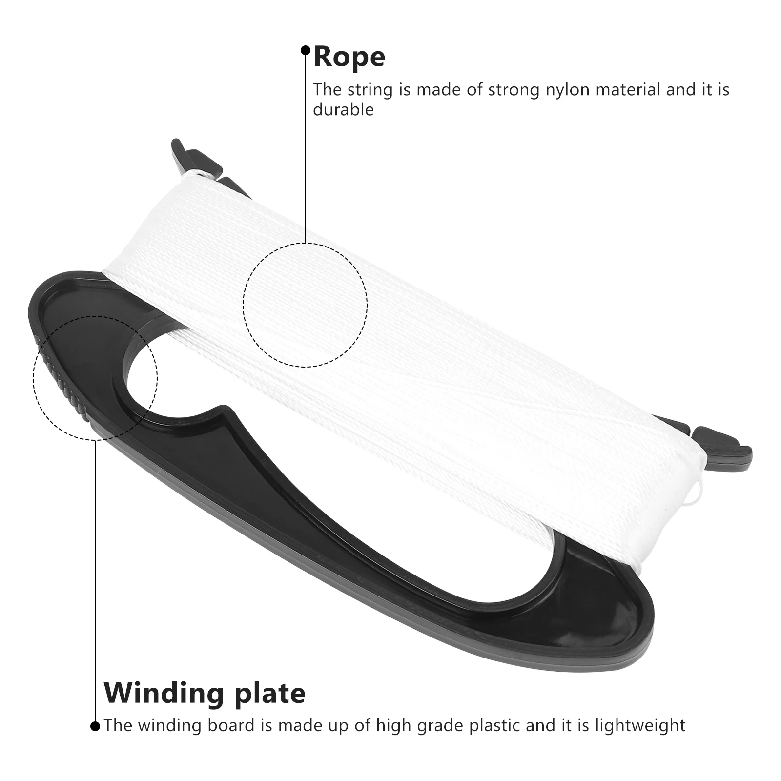 3pcs Kite Winding Board 100M Flying String Lightweight Plastic Nylon Line Outdoor Sports Tool for KiteFlying