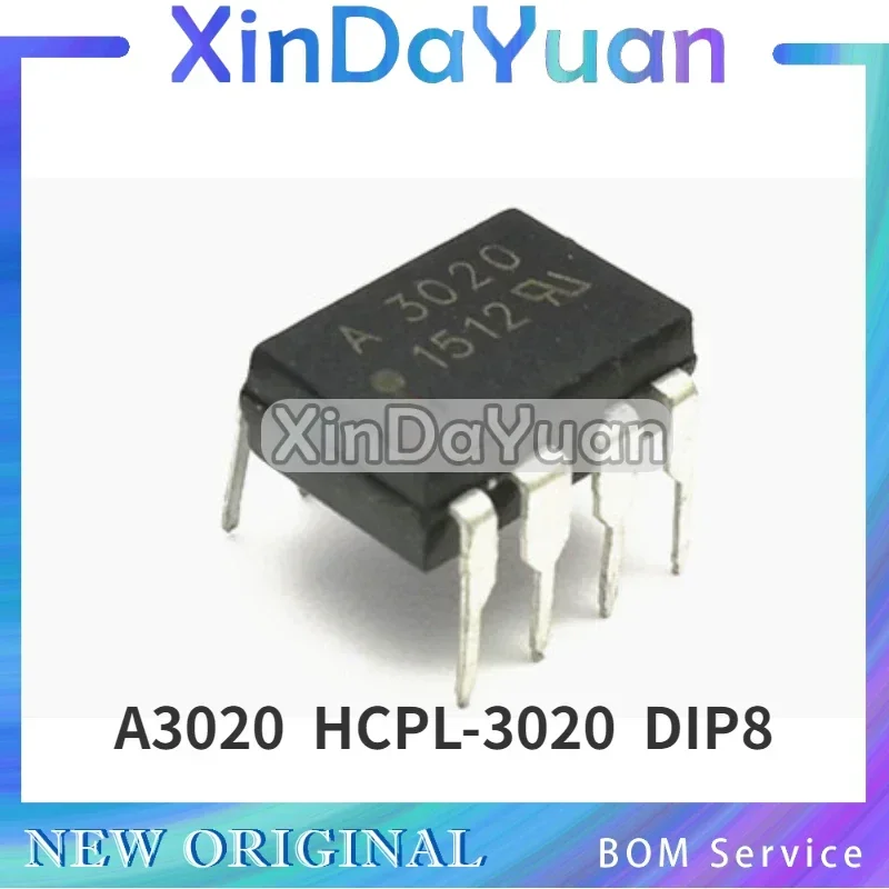 10 pcs A3020V A3020 HCPL-3020 HP3020 DIP-8