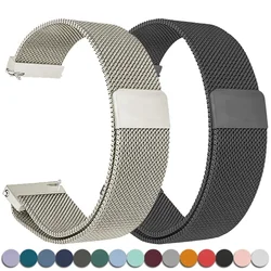 Milanese loop for Samsung Galaxy Watch 7/6/5/4/6 Classic/active2 band 22/20mm Metal magnetic bracelet Huawei GT 4-3-pro-2 strap