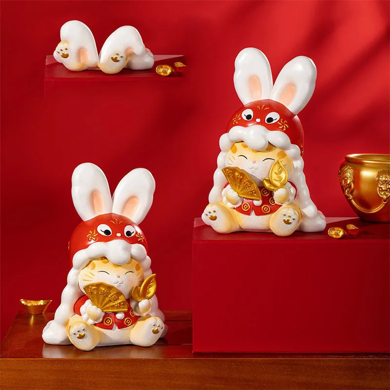 

New Year Gift The Forbidden City Cultural Creation Year of The Rabbit Piggy Bank New Pattern Accessible Rabbit Ornament Children