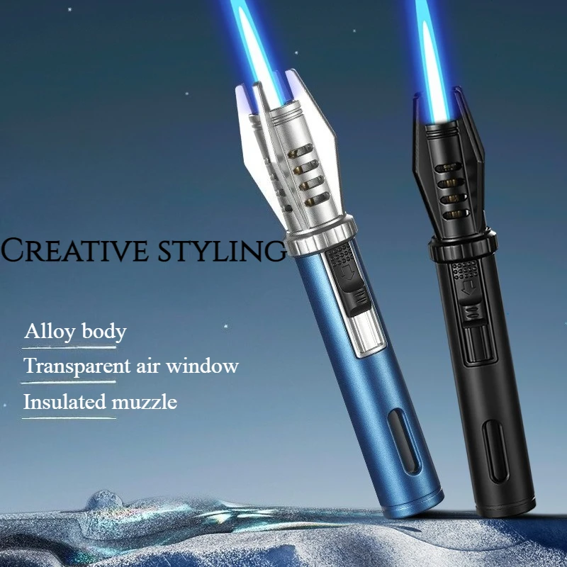 

New Welding Gun Inflatable Lighter Windproof Direct Impulse Handheld Men's High Temperature Resistant Portable Cigarette Lighter