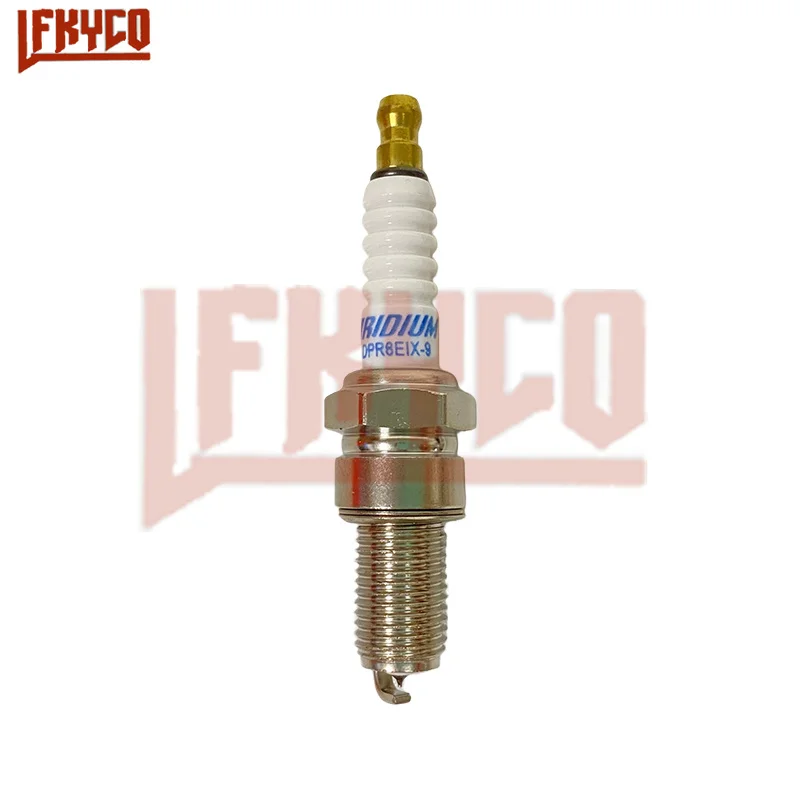 Laser Iridium Spark Plugs DPR8EIX-9 4929 for Honda CRF230F VT600C Shadow Kawasaki KLR650 Triumph Bonneville T100 SUZUKI DR650SE