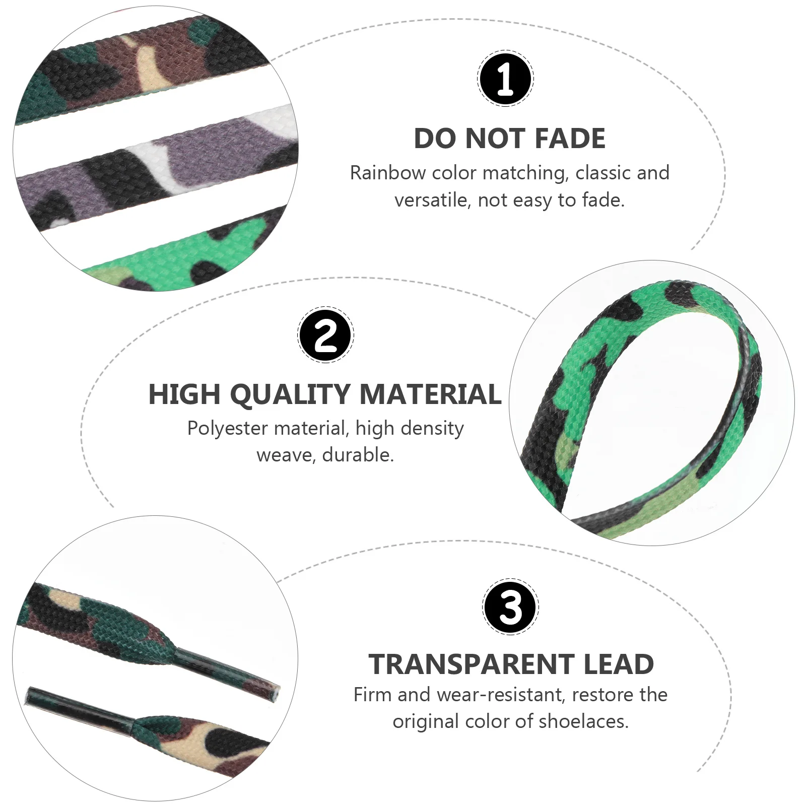 5Pcs Rainbow Gradient Colorful Shoelaces Durable Polyester Sneakers Roller Skate Replacement Flat Elastic Shoe Tie Accessory