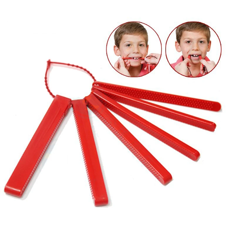 Graded Teether Stick Safe Teether Stick Muscle Language Training Tools Speech Therapy Chewing Teether For Children Adult