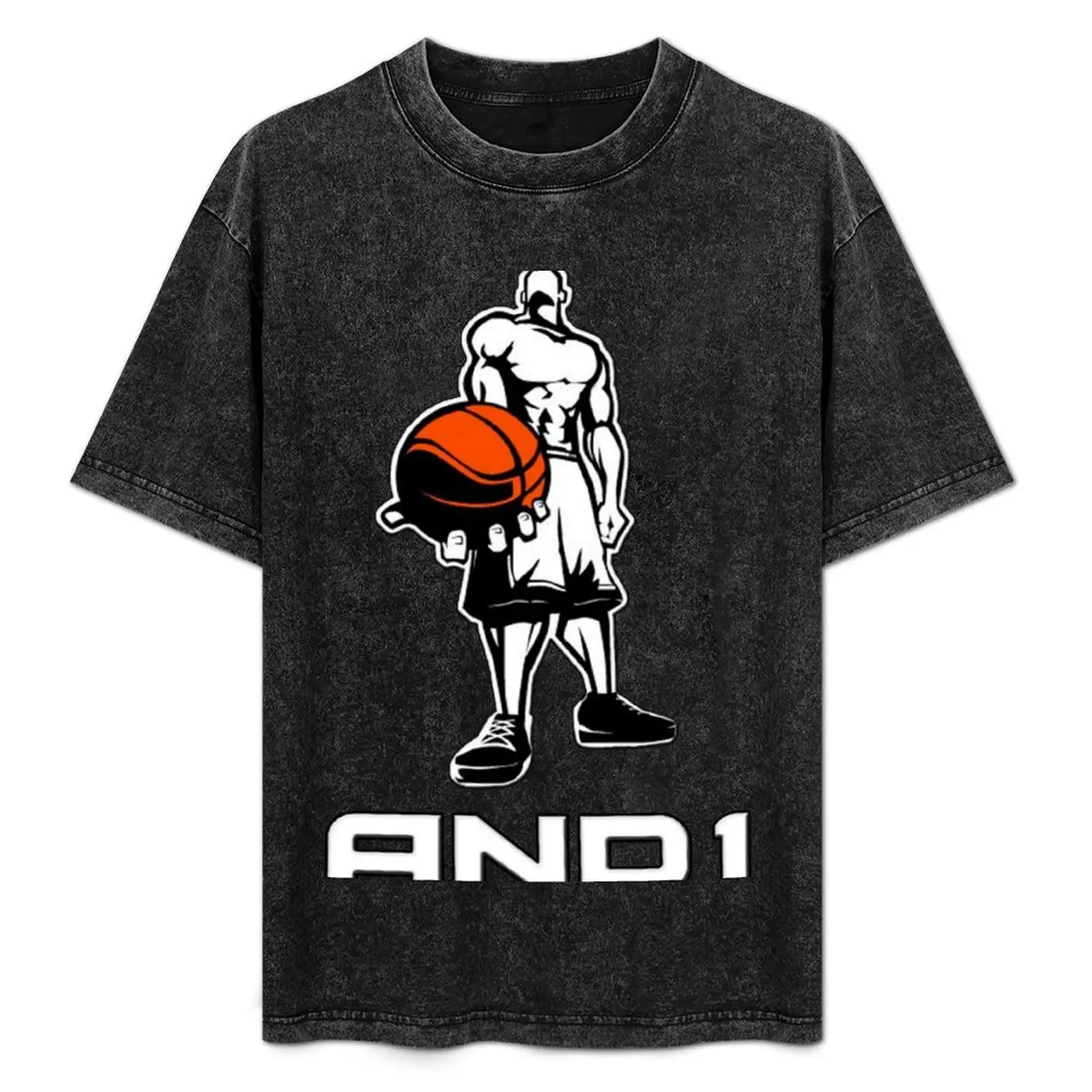 

AND1 - Streetballer 1990s T-Shirt t shirts for man cotton t shirts for man graphic vintage T-Shirt
