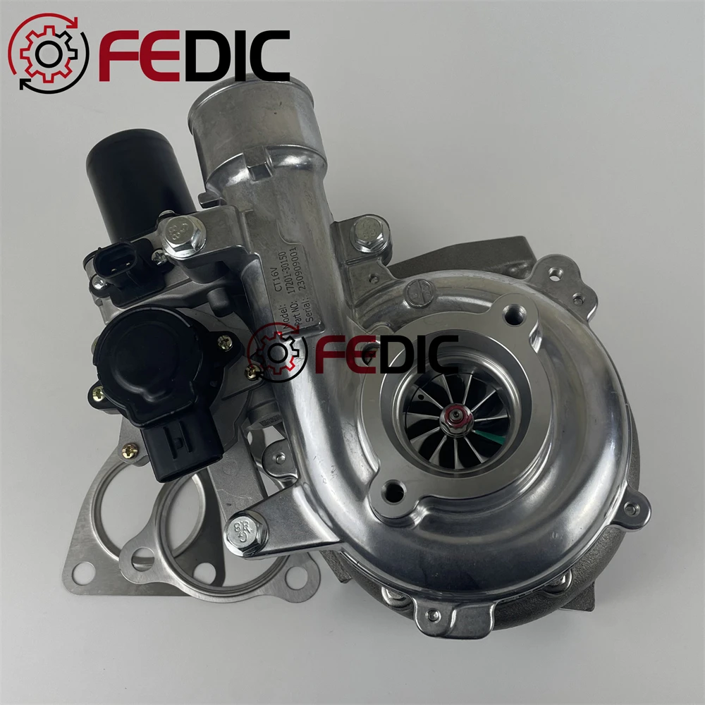 

CT16V 17201-30150 17201-30181 17201-30180 Turbo charger for Toyota Hiace 3.0 D4D 1KD-FTV 126Kw 171HP 2007 GTX11 MFS Turbocharger