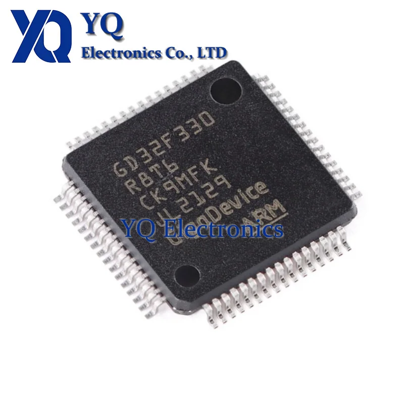 10PCS/lot New OriginaI GD32F330RBT6 GD32F330R8T6 GD32F330CBT6 GD32F330C8T6  packaged QFN-64 ARM microcontroller microcontroller