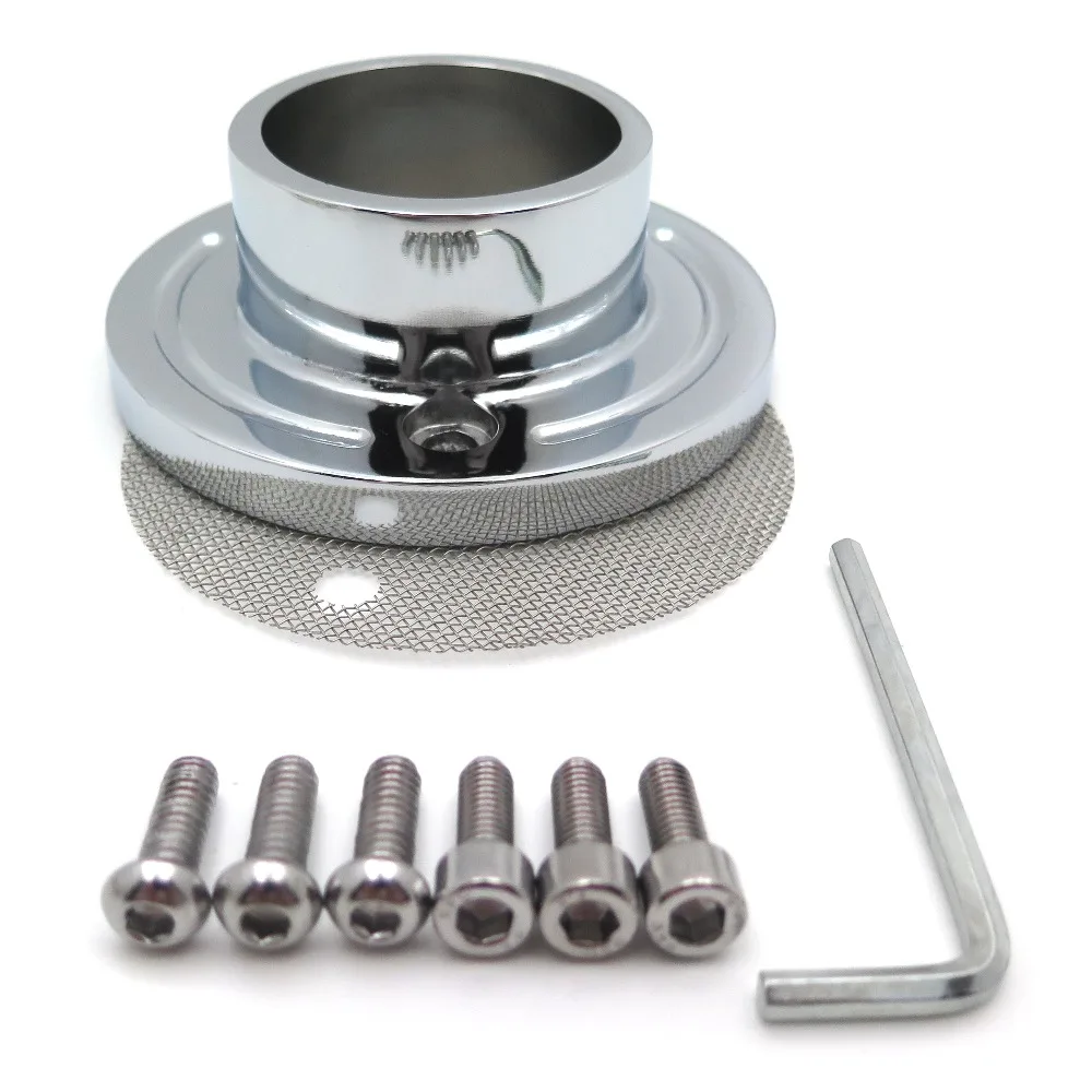 Motorcycle For ATV Polaris Predator Outlaw 500 CHROME Exhaust Tip Muffler Power outlet