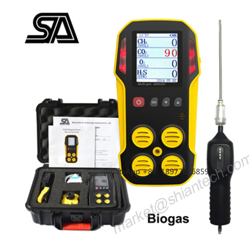 

Landfill Gas & Biogas Analyzers, Biogas Analysis Detector Multi Gas Analyzer For CO2 CH4 O2