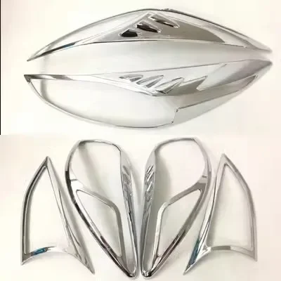 For Mazda 3 AXELA 2017-2019 ABS Chrome before headlight rear tail light decorative frame protection decorative car accessories