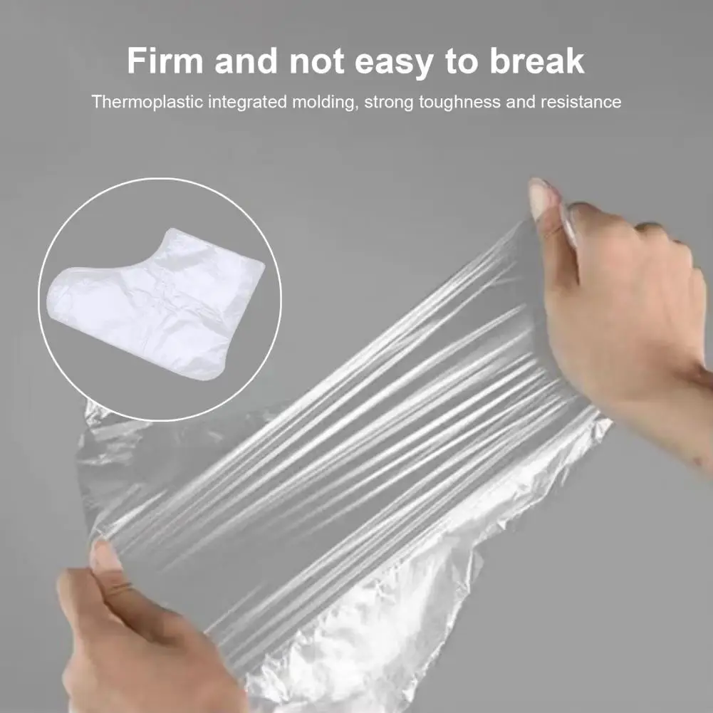 Disposable Foot Covers 100pcs Disposable Foot Spa Booties Isolation Sleeves for Infection Prevention Paraffin Wax for Pedicure