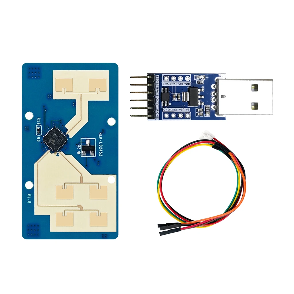 

HLK-LD2452 24GHz-24.25GHz High-Precision Multi-Target Human Localization and Tracking Radar Module 0.25GHz Max. Sweep Bandwidth