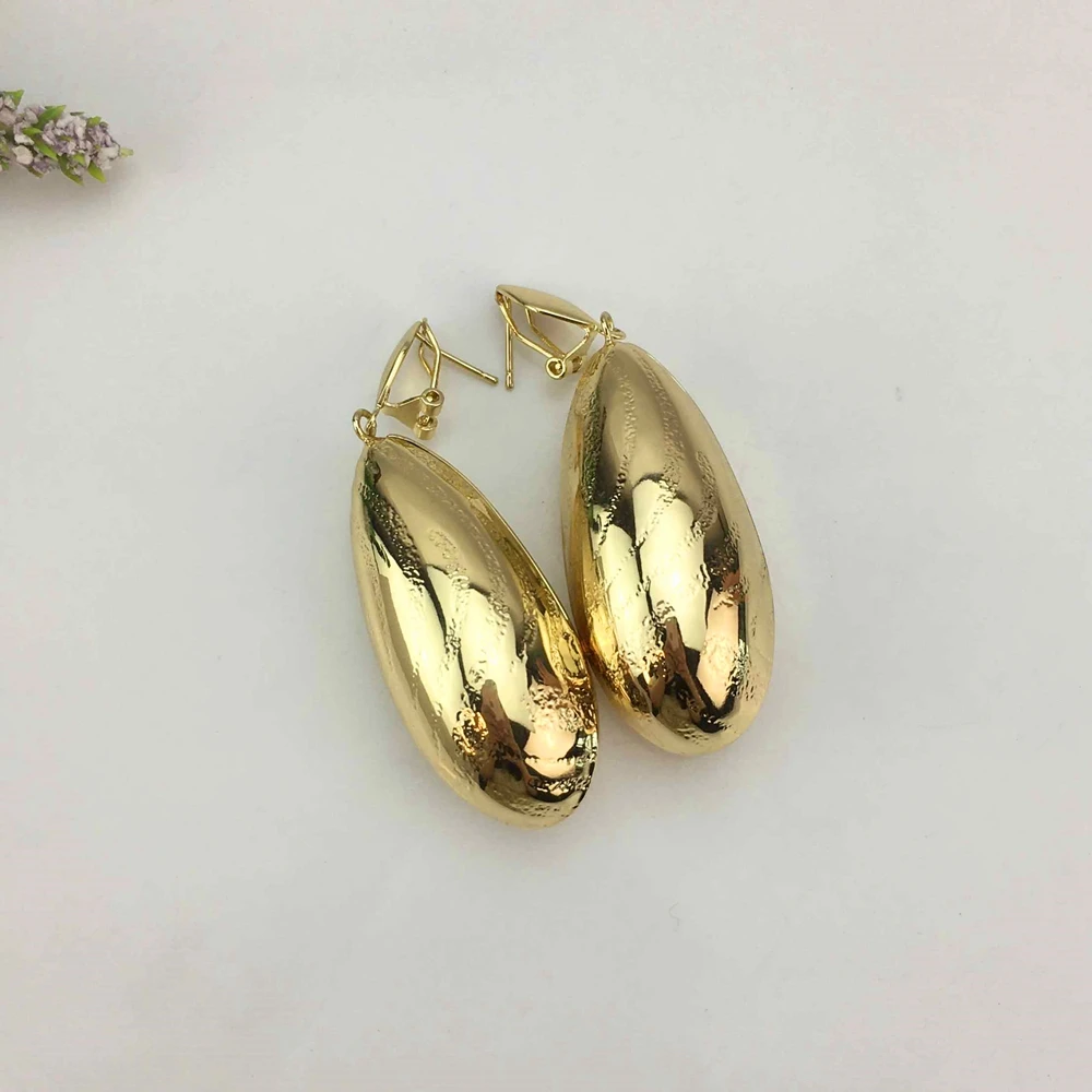 Yuminglai Big Drop Earrings Women Girls Dangle Earrings Unique Dubai Goldplated Earrings For Female Statement Jewelry FHK15975