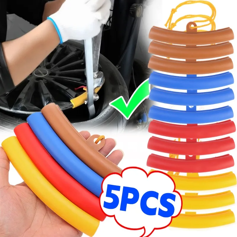 

5-1 шт., защита колес автомобиля, мотоцикла, защита обода велосипеда, защита обода колеса автомобиля, защита для замены шин, инструмент для защиты замены шин