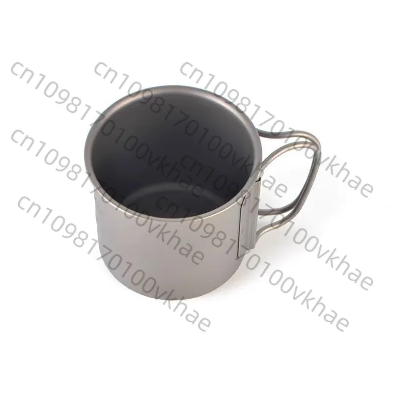 

Lightweight Titanium Outdoor Camping Cup: Single/Double Layer Water Mug