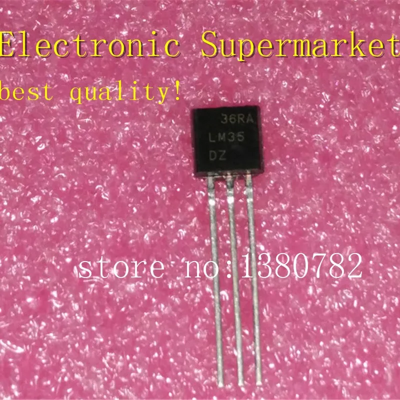 Free Shipping 10pcs-100pcs LM35DZ  LM35  TO-92 New original  IC In stock!