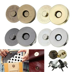 10Pcs 14/18MM Magnetic Snap Fasteners Clasps Buttons for Handbag Purse Wallet Craft Bags Parts Accessories