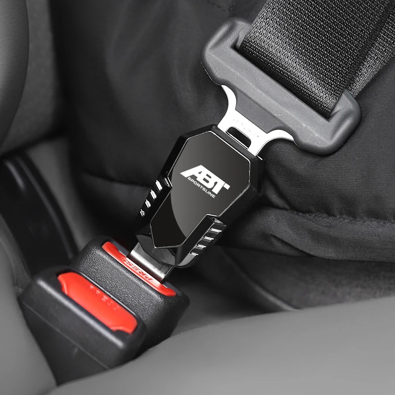 1pcs Automotive Metal Interior Products Seat Belt Extender Metal Carabiner Suitable For Audi ABT A6 A7 A8 S3 S5 S7 Q5 Q7