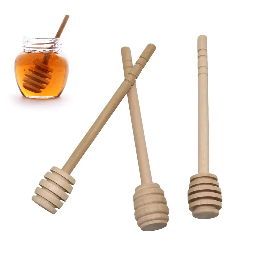 1/10 Pcs Long Handle Honey Spoon Stirring Stick Food Grade Non-toxic Environmentally Friendly Durable Honey Syrup Stirring Tool