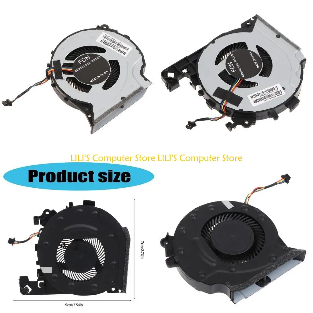 

A52B For HP Pavilion 15-CX CX0049NR CX0071 CX0061 L20334 CPU GPU Fans Cooler Radiator