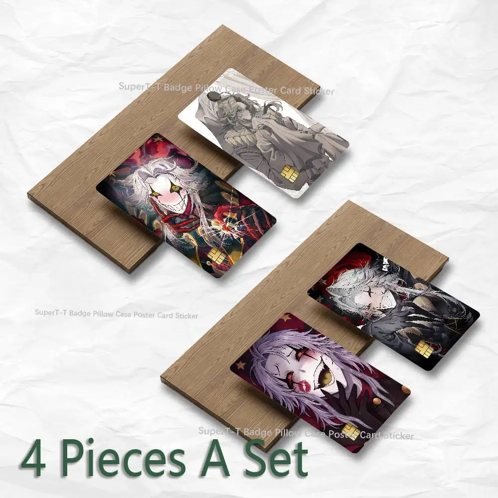 P-Pierrot The F-Freaks Circus Credit Debit Card Sticker Bus Pass Diy Waterproof Small Chip Film Sticker Decoration