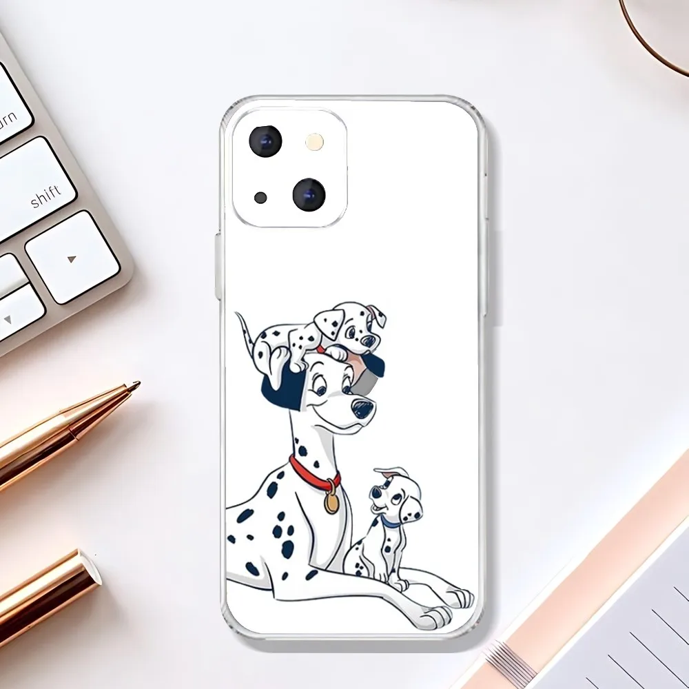 Anime_101_D-Dalmatians Phone Case For Iphone 16 15 11 13 14 Pro Max 7 8 Plus X Xr Xs Max 12mini Transparent Cover