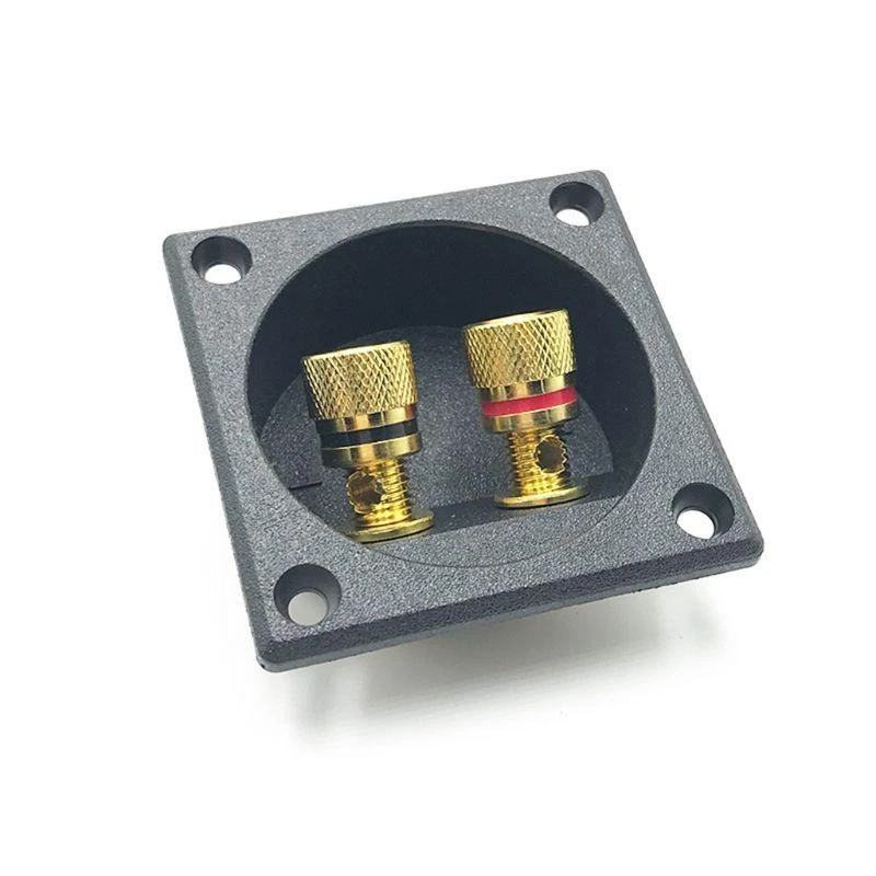 WP2-27 2 Way DIY Home Car Stereo Screw Cup Connectors Subwoofer Plugs Two-Position Wiring Clip Speaker Accessories