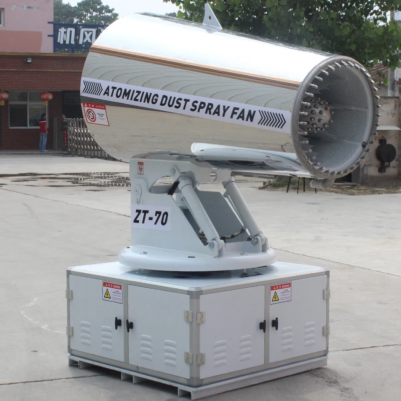 para uso em minas de poço aberto Máquina de canhão de nevoeiro anticongelante e anti-entupimento de aço inoxidável