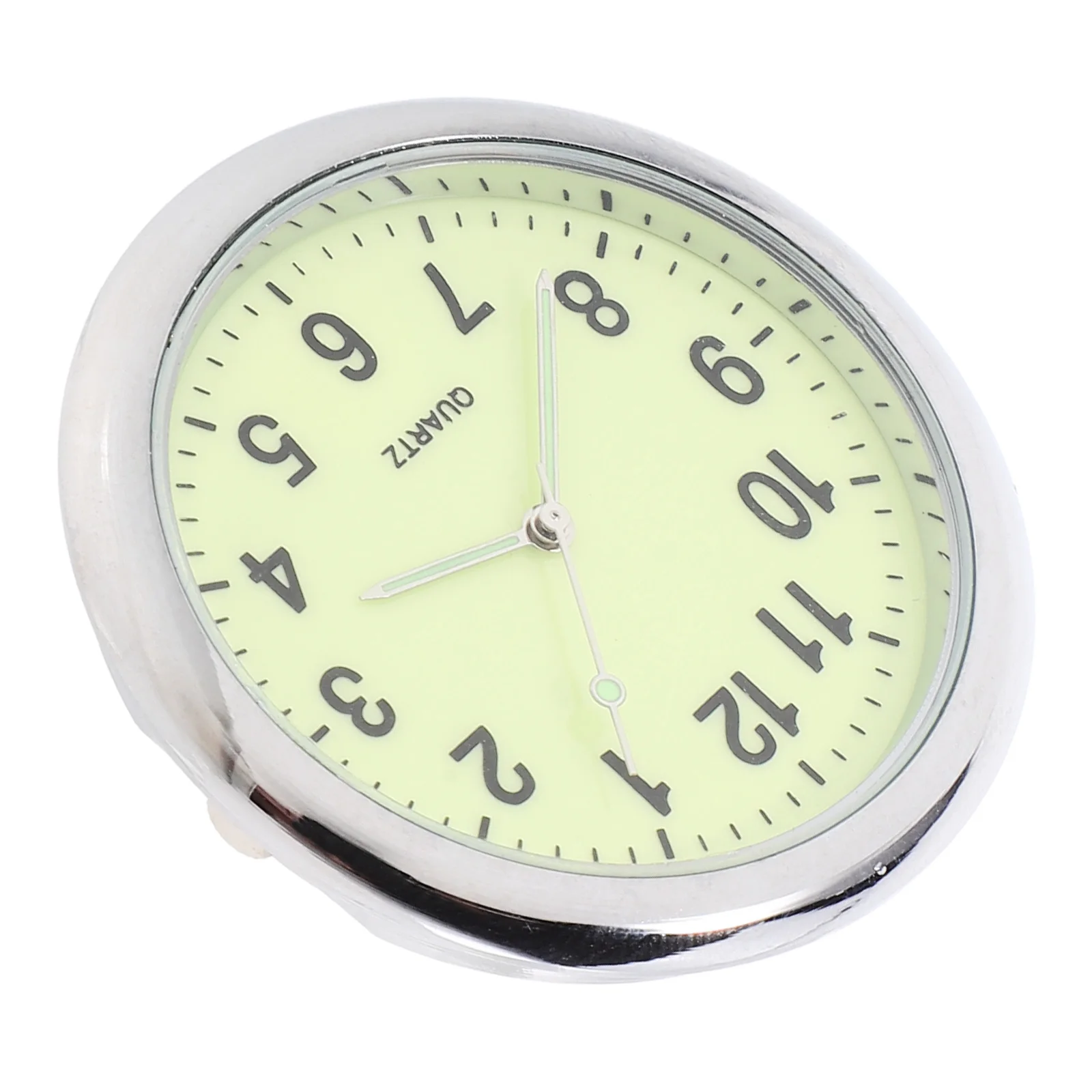 

Car Quartz Silver Paste Dash Mini Clock Decorative Dashboard Clocks For Car Home Compact Accurate Time Easy Installation