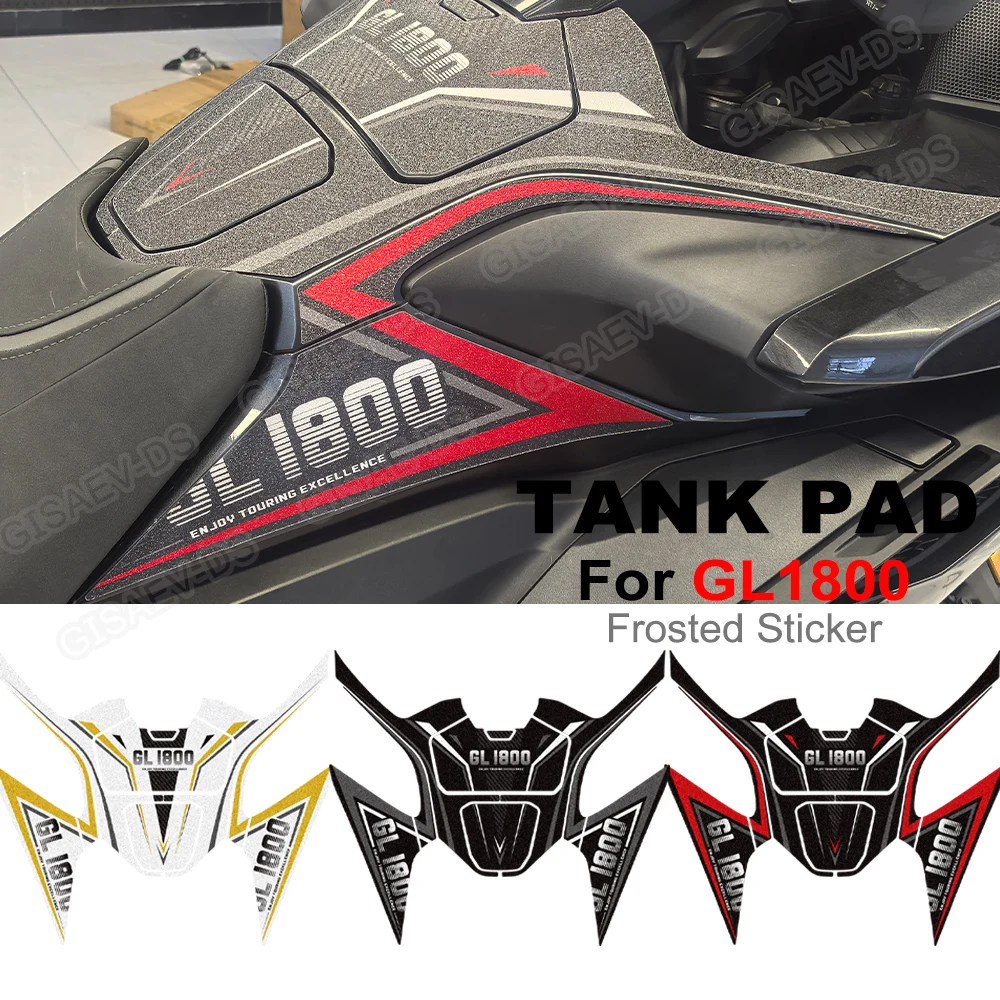 Frosted Motorcycle Fuel Tank Pad Sticker Knee Grip Scratch-Resistant Decals For Goldwing Gold wing GL1800 F6B Tour 2018 - 2026