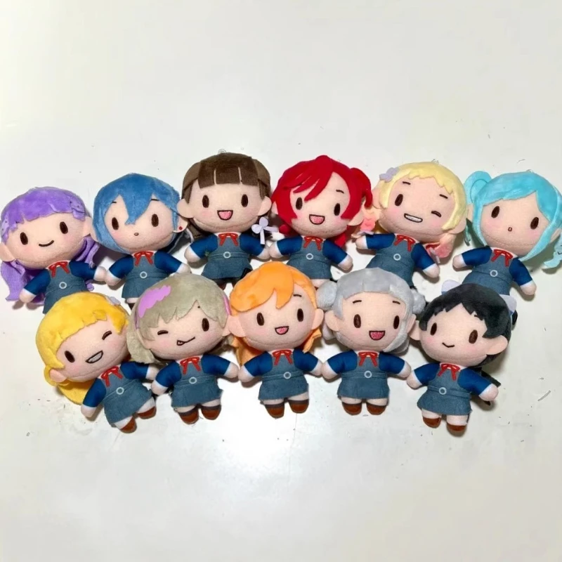 

10cm Anime Liella Plush Pendant Toys LoveLive! School idol project Cosplay Millie Plushie Key Chain Doll Stuffed Keyring Decor