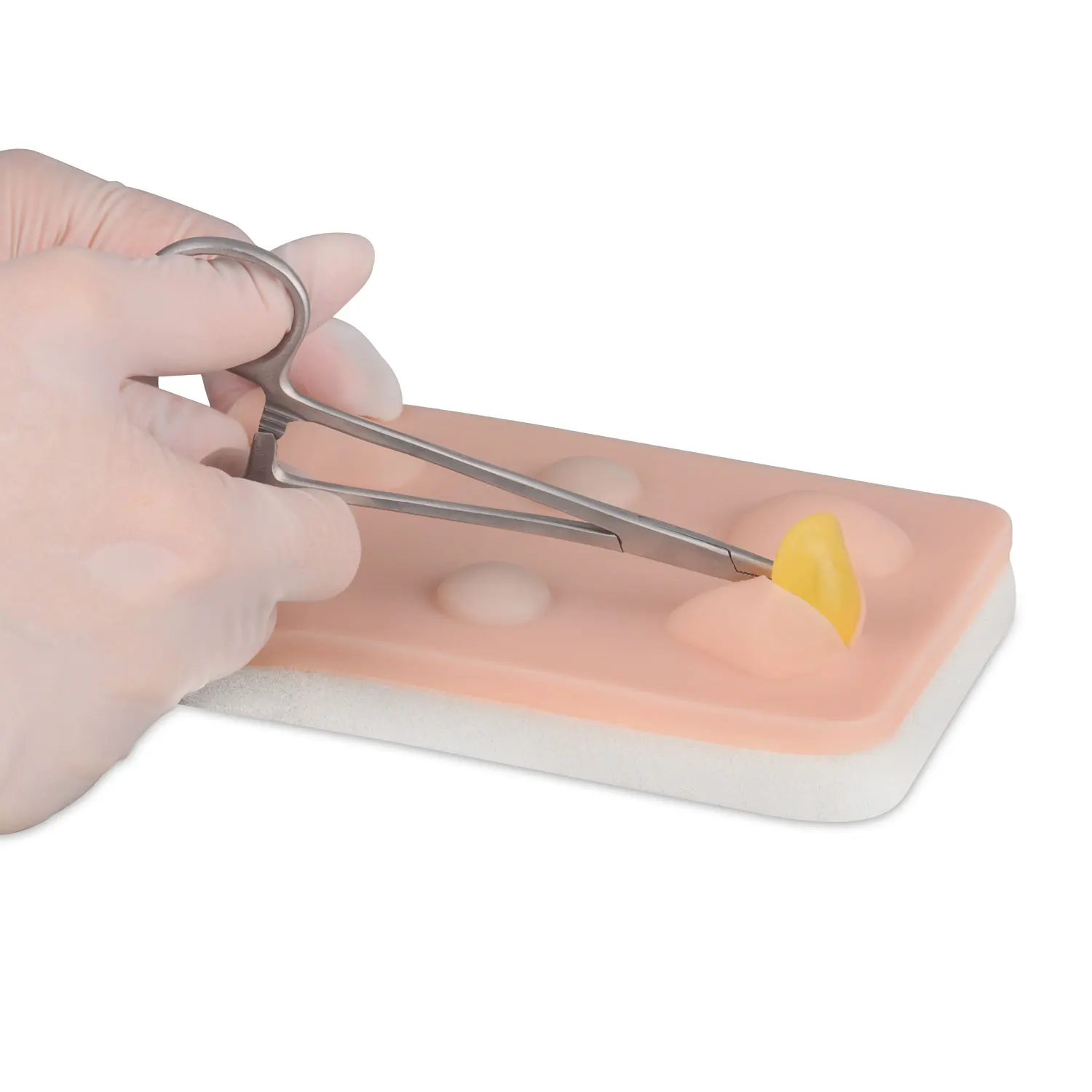 Abscess Incision & Drainage Pad, Sebaceous Cyst Training Skin Suture Pad For Physician's Cyst Surgical Removal