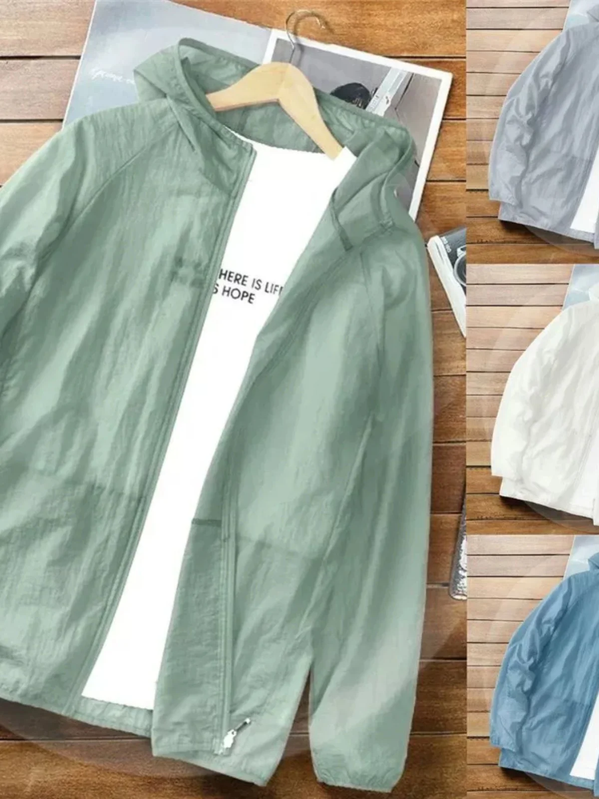 

Мужской тонкий дышащий солнцезащитный костюм, легкий летний костюм Jaet Long Sve, верхняя одежда на молнии, модная молодежная одежда